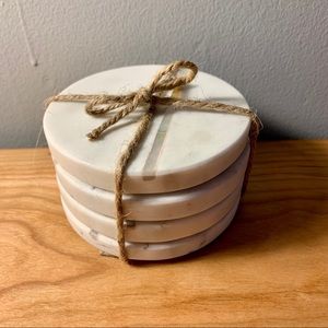 Marble coasters NWOT
